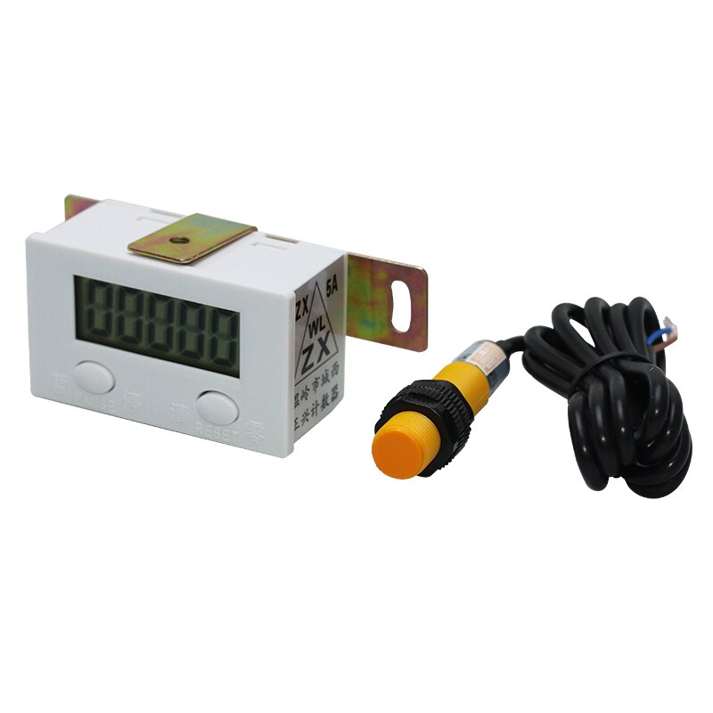 Digital Electronic Counter Punch Magnetic Induction Proximity Switch Reciprocating Rotary Counter 5-Digital