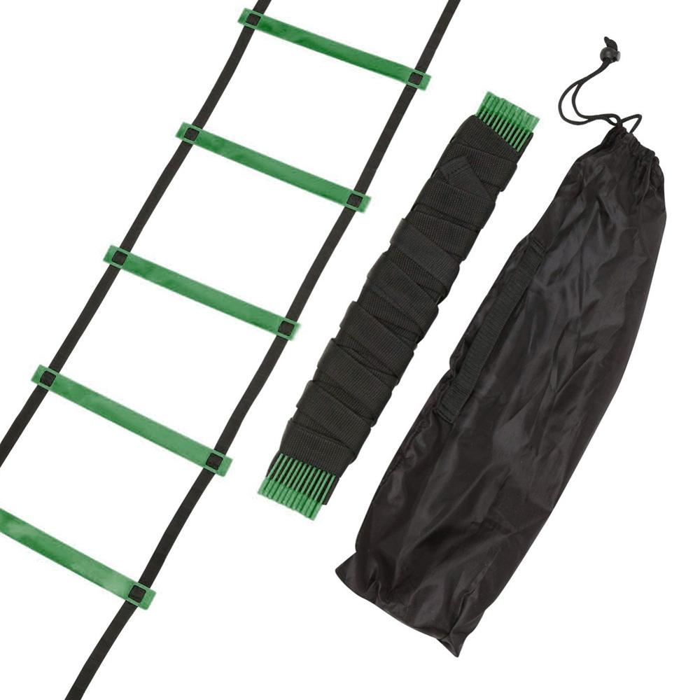 4/6/7/9/12/14 Rung Nylon Straps Agility Training Ladders Soccer Football Speed Ladder Training Stairs Fitness Equipment