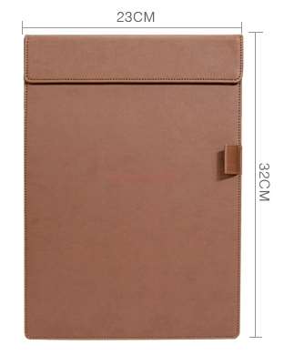 learning stationery A4 Clipboard Leather Writing Pad Clip Clip Signboard Office Plywood Stationery Writing Board
