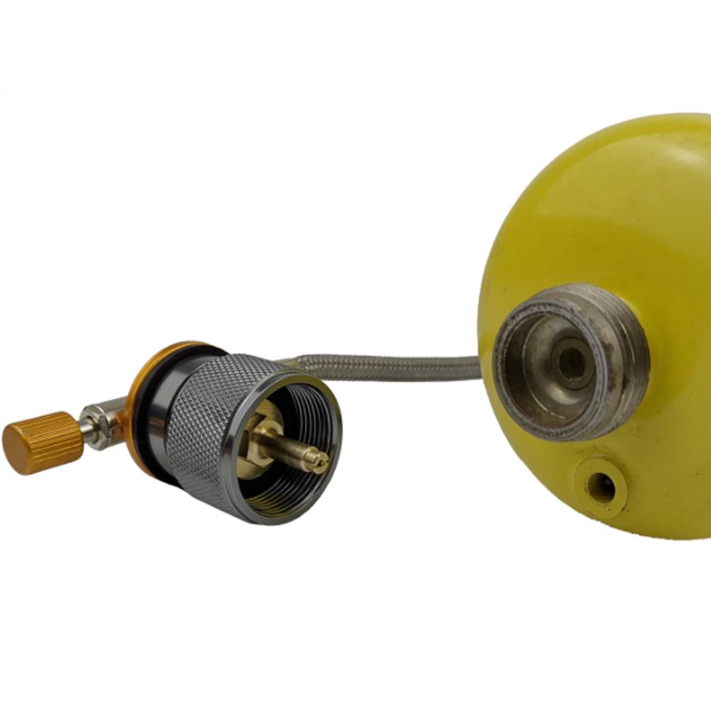 1PCS Propane Gas Tank Converter Adapter Outdoor Camping Stove Adapter