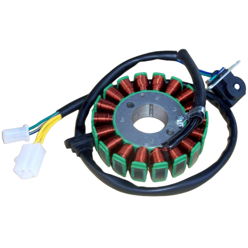 Piezas de motocicleta 152QMI 157QMJ GY6-125 150cc, motor eléctrico de inyección de combustible, motor de bobina trifásico, estator de 12 y 18 polos