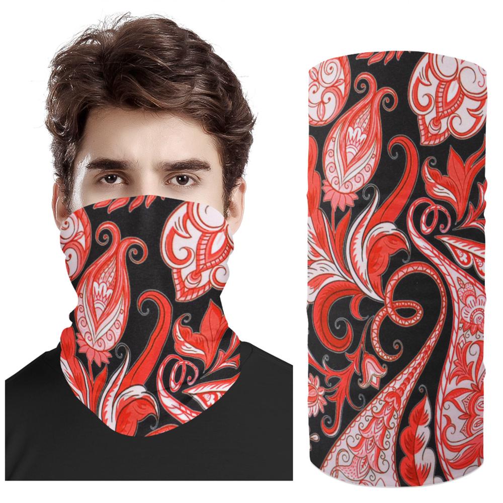MOQ 1 Print Demand Pattern Polynesian Samoa Style Scarf UV Protection Magic Face Cover Scarf Dust Wind Bandana Balaclava: tj12z28