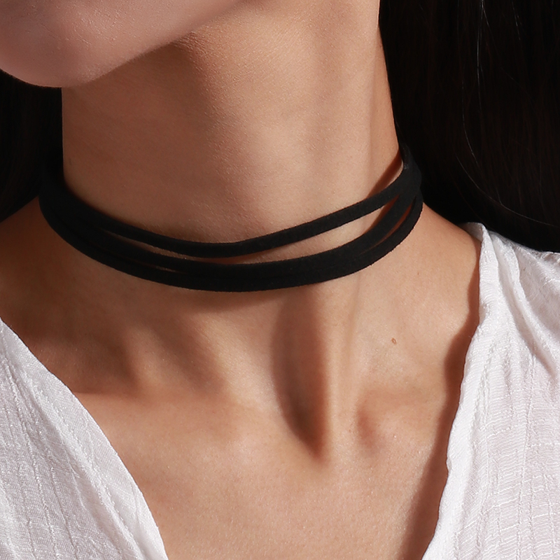 Mode Sexy Zwart Fluwelen Chokers Kettingen Punk Stijl Verklaring Kristal Liefde Harten Ketting Voor Vrouwen Partij Sieraden: Licht Geel Kleur
