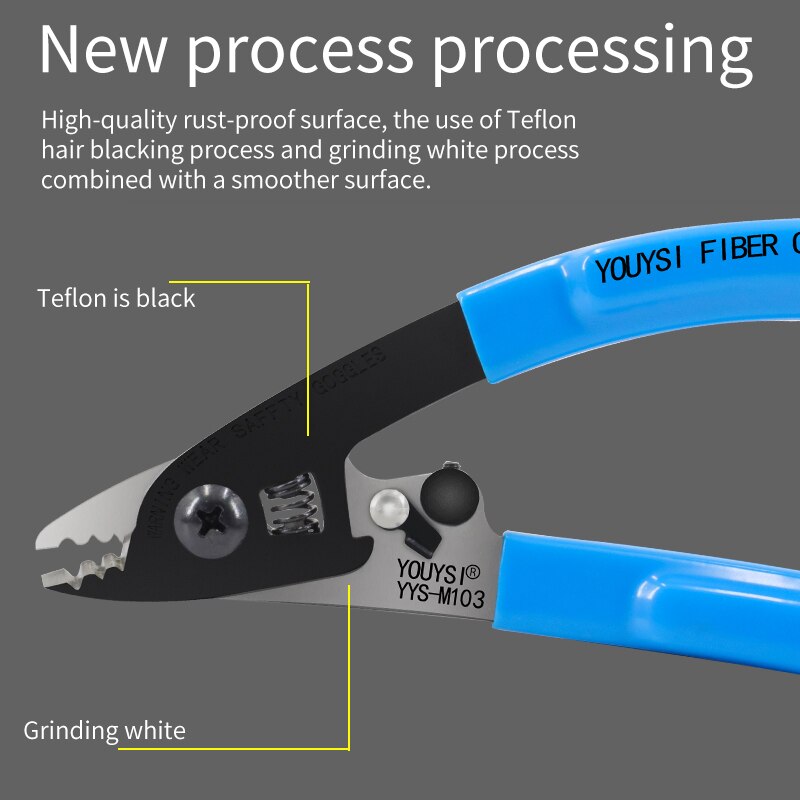 high precision YYS-M102 Miller pliers fiber stripping pliers three-port fiber stripping pliers YYS-M103