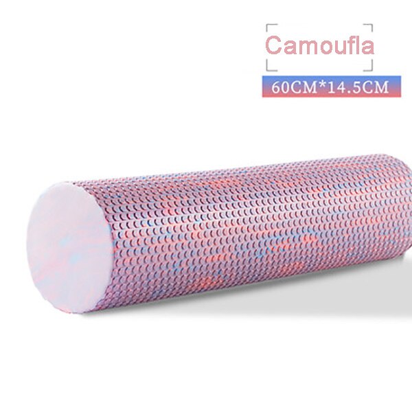 Yoga Pilates Yoga Block Pilates EVA Foam Roller Massage Roller Muscle Tissue Fitness Gym Yoga Pilates Workout Fitness Exercise: Camouflage60 x 14.5