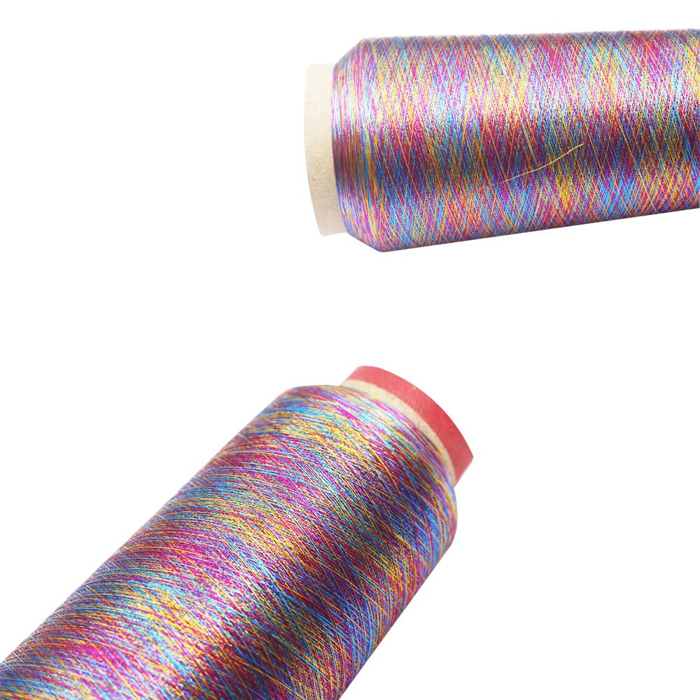 Carrete de hilo metálico para máquina de bordar, accesorio para manualidades, costura a mano, colores, punto de cruz, 3000M