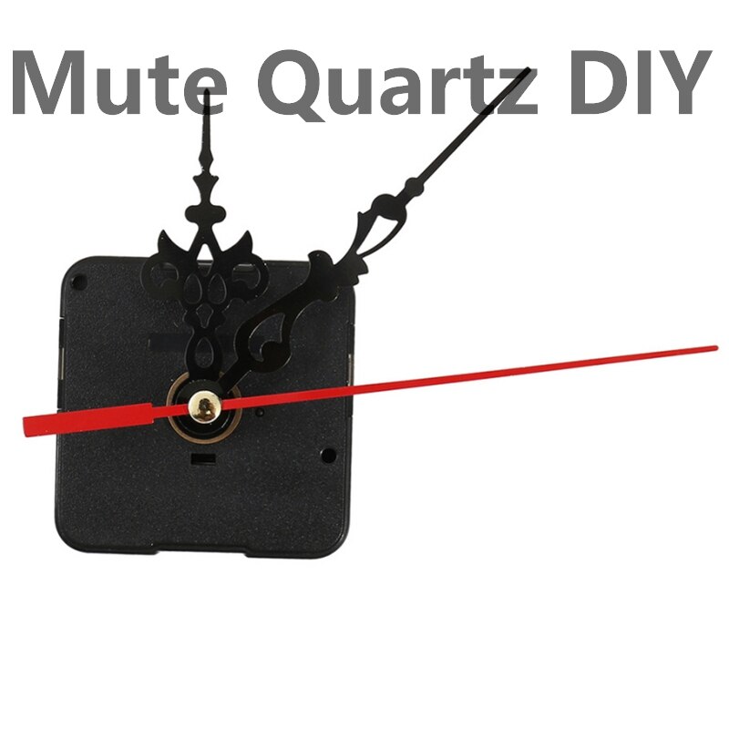Mute quartz diy väggklocka rörelsemekanism batteridrivna diy händer reparationsdelar ersättning inkluderar handen klocka tillbehör