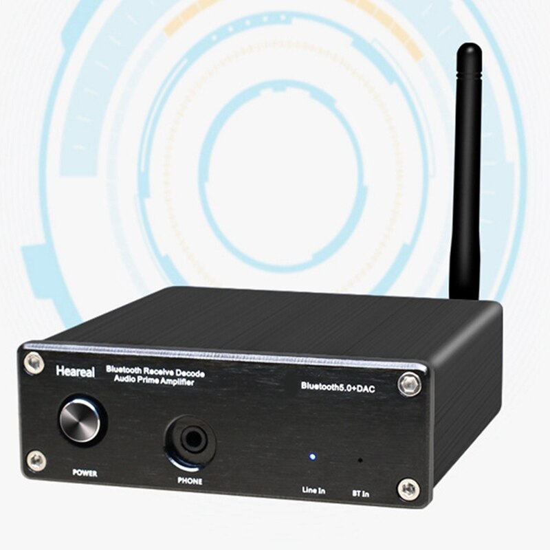 Heareal Lossless Bluetooth 5.0 Ontvanger Adapter Naar Eindversterker Speaker Hifi Bluetooth Decodering O Versterking Eu Plug