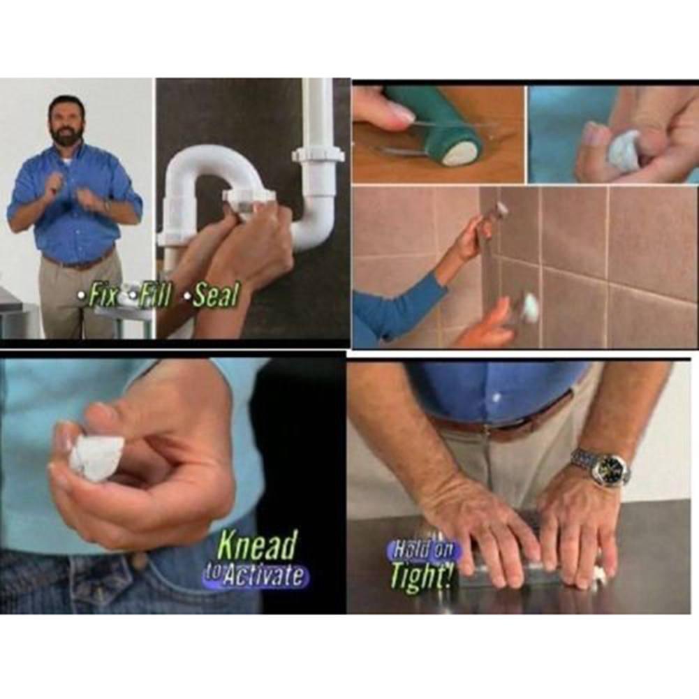 3pcs/box Mighty Putty Epoxy Adhesive Glue Clay Power Putty Magic Adhesive Super Glue Strong Repair Tool