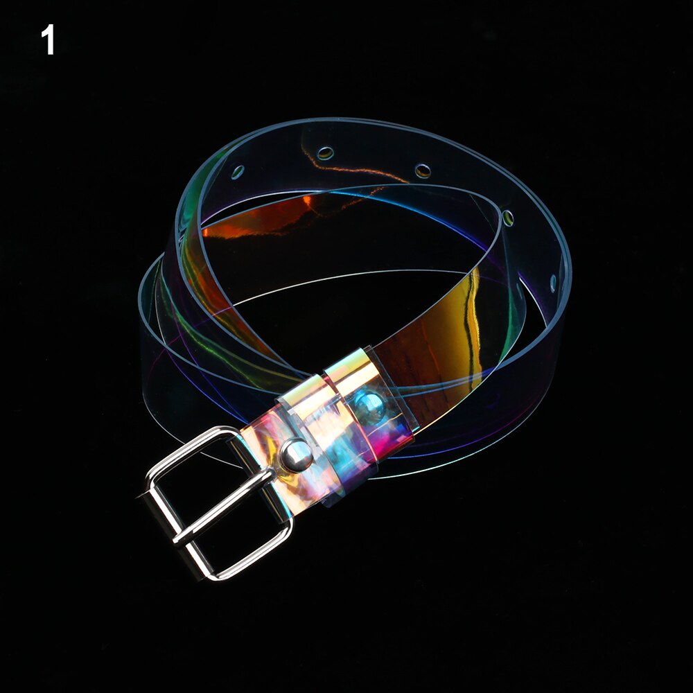 1Pc Frauen Taille Gürtel transparent Lange Gürtel Kleid Band Gürtel Quadrat Herz Stift Schnalle Breite Taille Band Sommer Mädchen bund Klar: B-90cm
