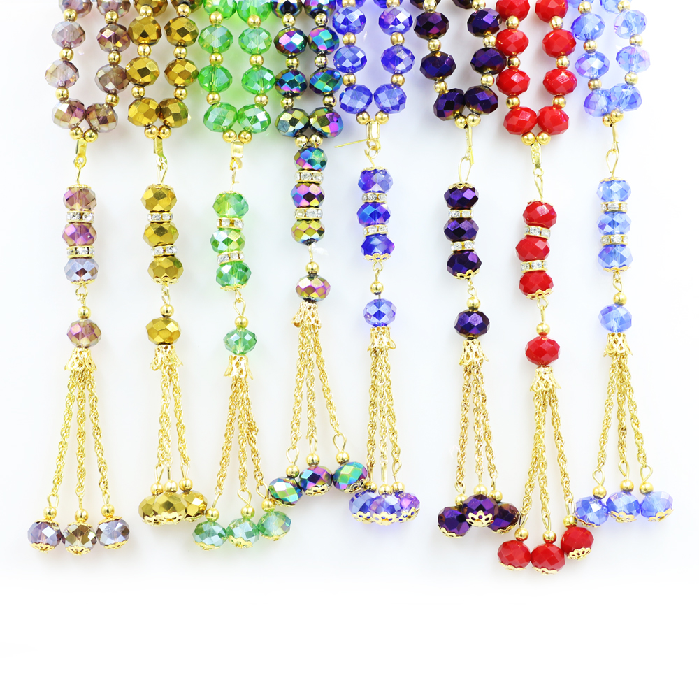 Tasbih perles de prière bracelet Islam musulman perle de prière Tasbeeh compteur Zikr chapelet perles Masbaha méditation Bracelets pour femme hommes