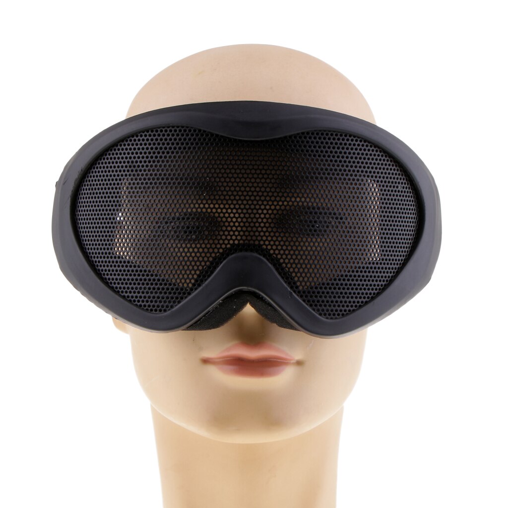 UV400 Staal Mesh Goggles No-Fog Beschermende Voor Oogbescherming Schieten Accessoires