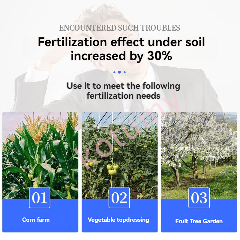 Agricultural Fertilizer Applicator Corn Fertilizer Spreader Manual Fertilizer Tool Top Dressing Machine Seed On-demand with Back