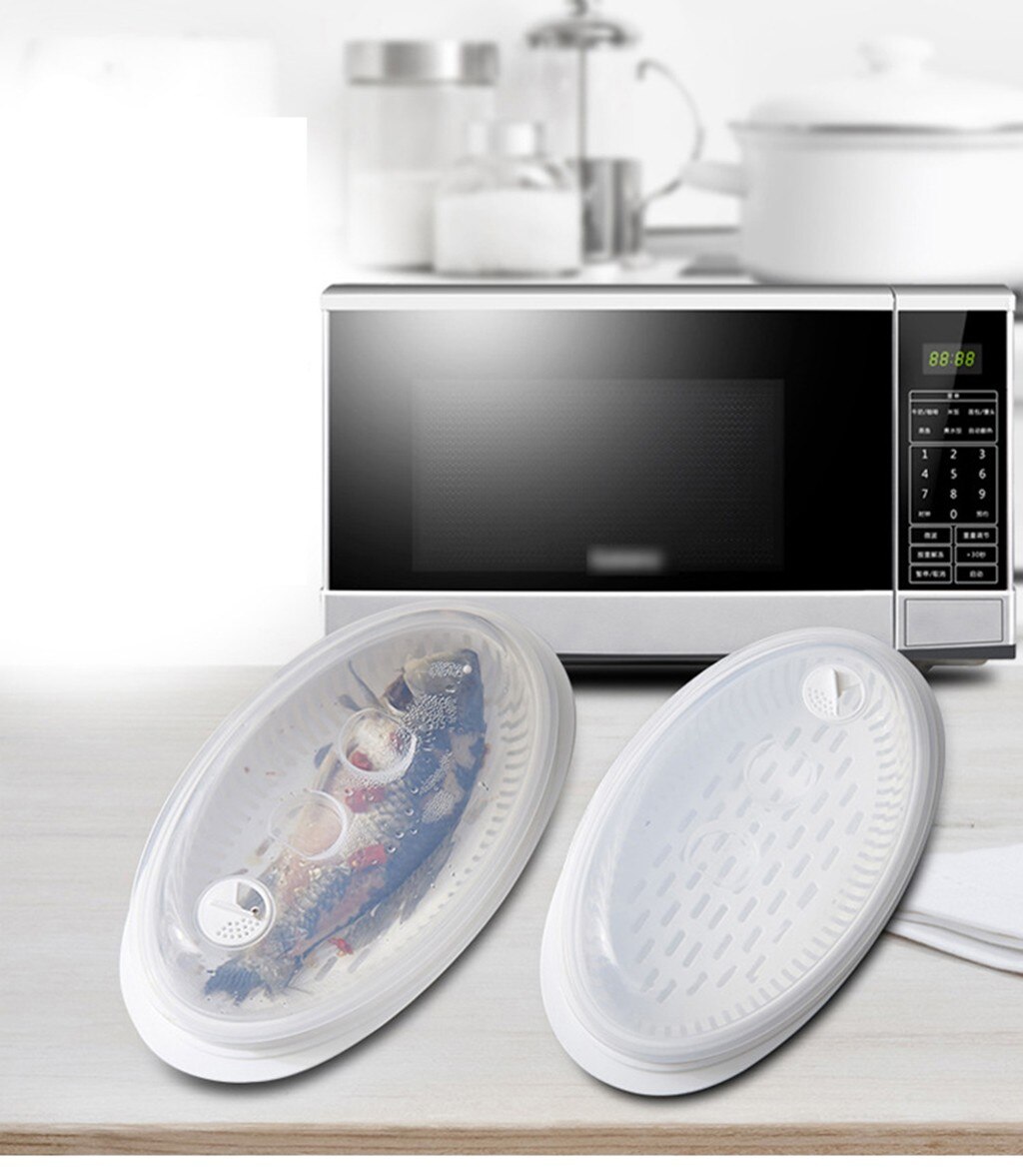 Cuiseur vapeur de poisson, récipient en plastique pour micro-ondes, récipient pour poisson à vapeur avec couvercle pour four à micro-ondes 10