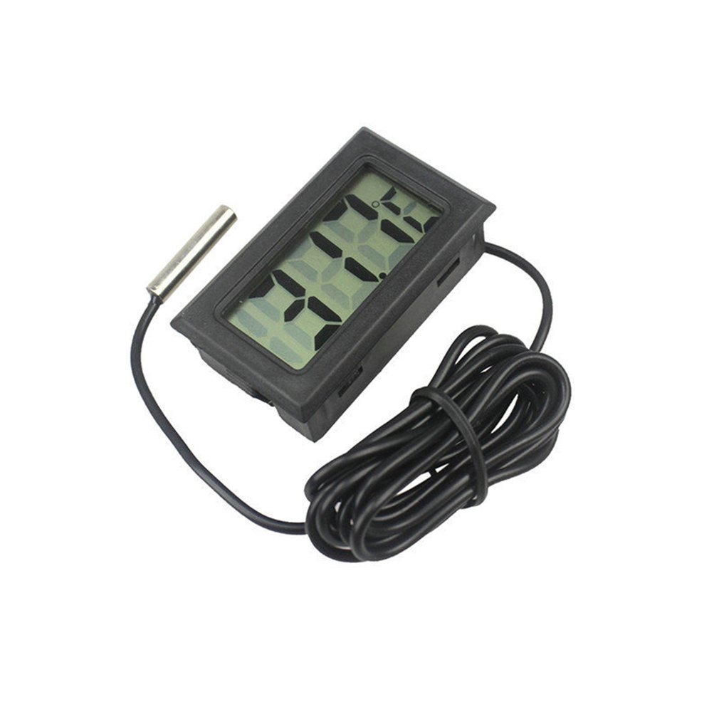 Elektronische Digitale Anzeige Digital Thermometer Fisch Kühlschrank Wasser Temperatur Messer Thermometer Wasserdichte Sonde: Ursprünglich Titel