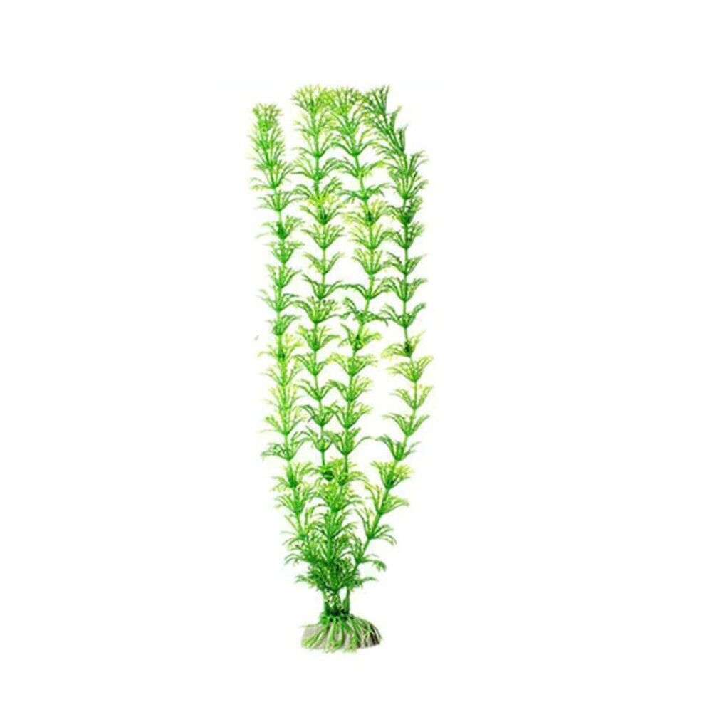 1x akvarium akvarium grønn plast planter gress dekor ornament høy plante zx
