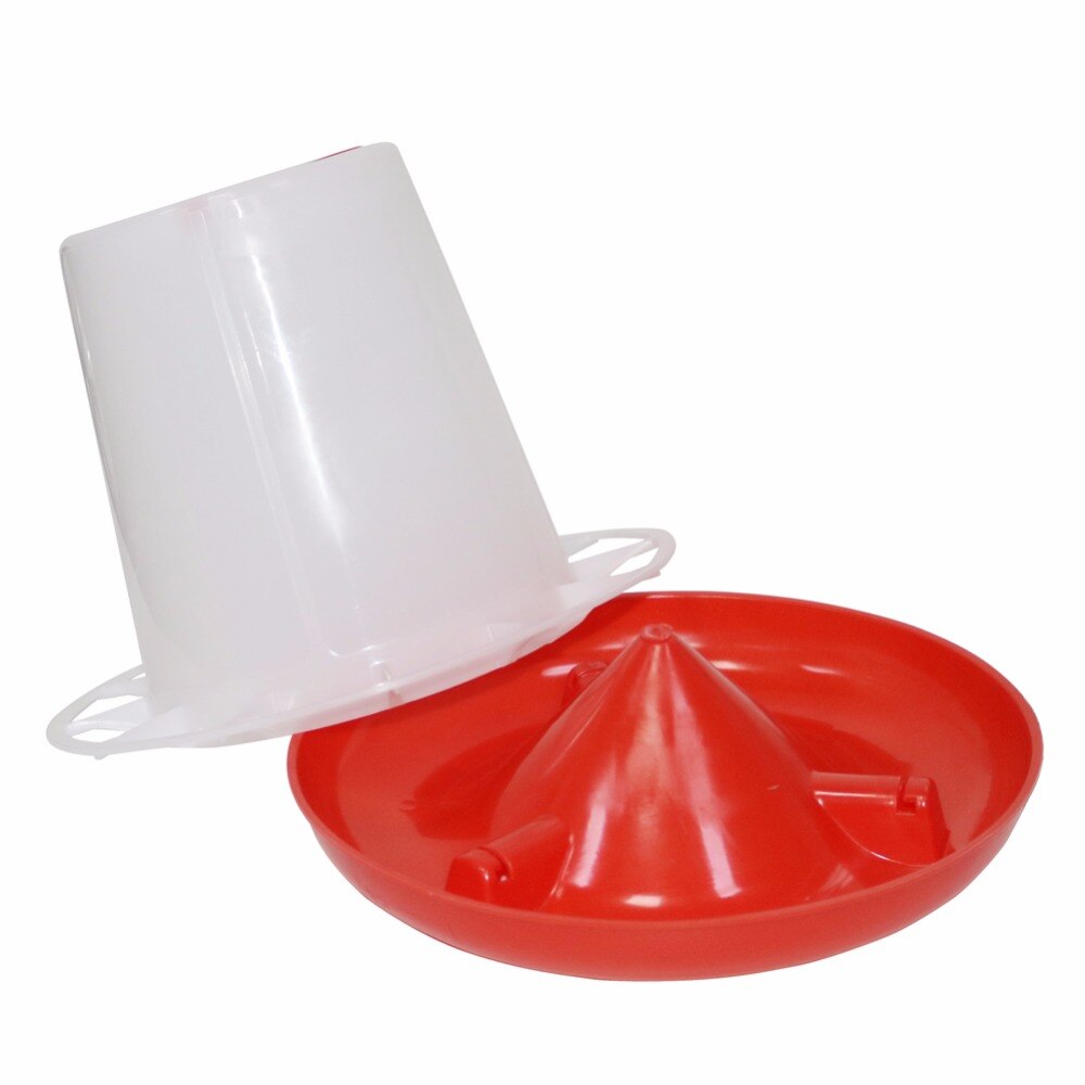 Kip apparatuur 2 sets Automatische feeders 3kg Vogel voedsel containers Gevogelte drinken Grote concessies