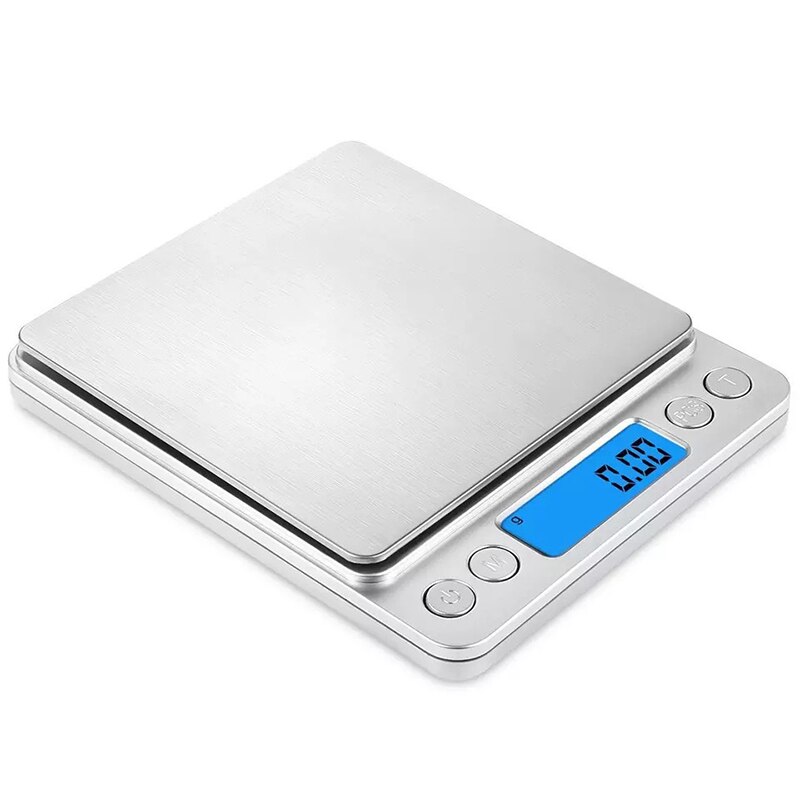 Digital Kitchen Scale Mini Pocket Stainless Steel High Precision Jewelry Electronic Balance Weight Gold Grams