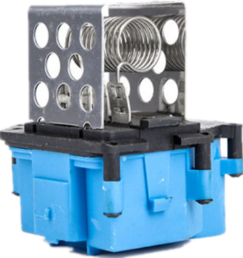 Regolatore di ventilazione 1308CP 1308CL 9658508980 pour Citroen BERLINGO C3 C4 DS4 pour Peugeot 307 3008 5008 résistance ventilateur: Bleu