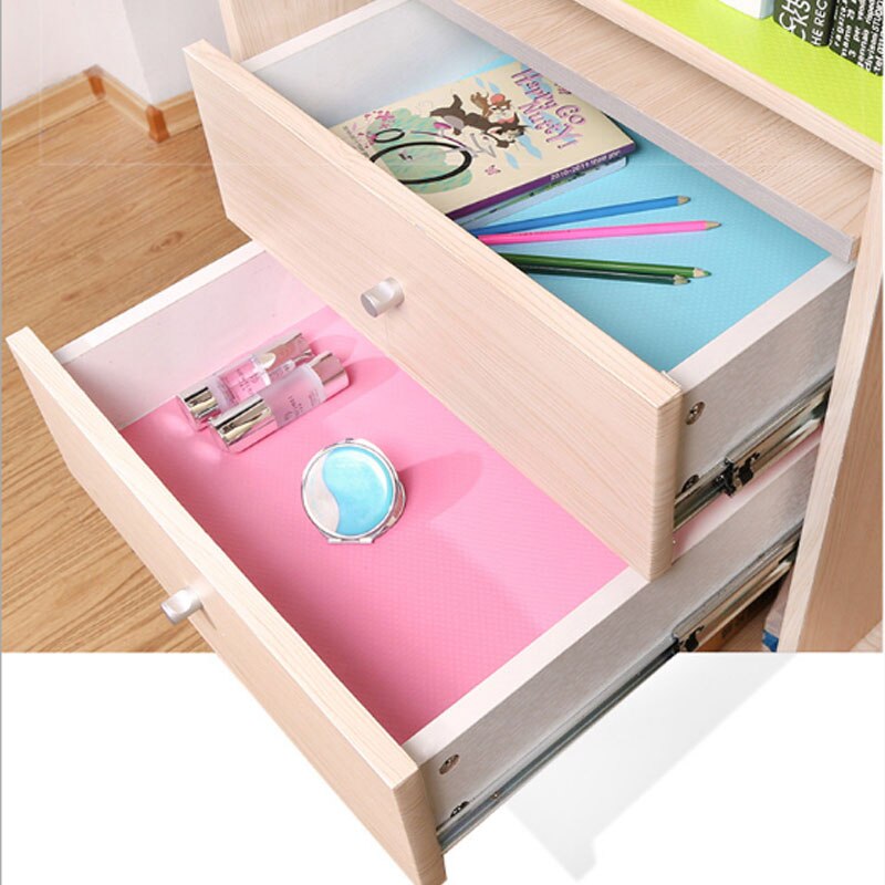 Washable Shelf Liners Cabinet Drawer Non-Slip Shelf Liner EVA Oil-proof Refrigerator Mat Cupboard Pad For Kitchen Cabinet Liner