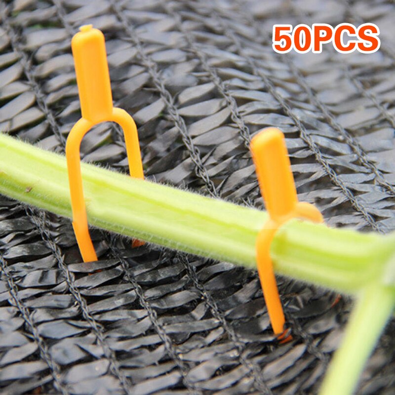 Plastic Plant Clips Tuin Voor Bevestiging Bevestiging Armatuur Klem Aardbei Vork Plant Ondersteuning Tuingereedschap