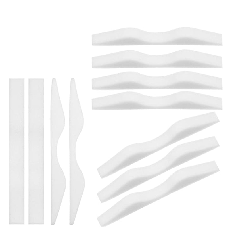 100pcs Microfiber Memory Foam Anti-Fog Nose Bridge Pads Self-Adhesive Protection Strip Seal Nose Cushion 100x10x10mm TB