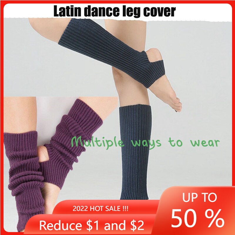 Erwachsene freundlicher Ballett Latein tanzen Socken Bein Wachen Sport Fuß Schutz Knie 43cm Weibliche Strümpfe betroffen treten Fuß