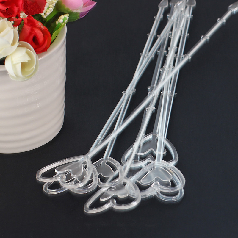 80 st / lot floraarrangemangsdekoration ,24.5cm plaststång för blomdekorationer