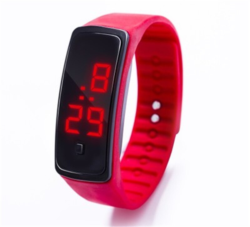 13 kleuren heren dames rode led horloges siliconen dames armband led horloge led digitaal meisjes sporthorloge relogio masculino