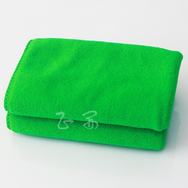 1 PC Microfiber Cleaning Cloth Auto Soft Cloth Washing Cloth Towel Duster 35*75cm Car Home Cleaning Micro Fiber Towels Dishcloth: Yellow