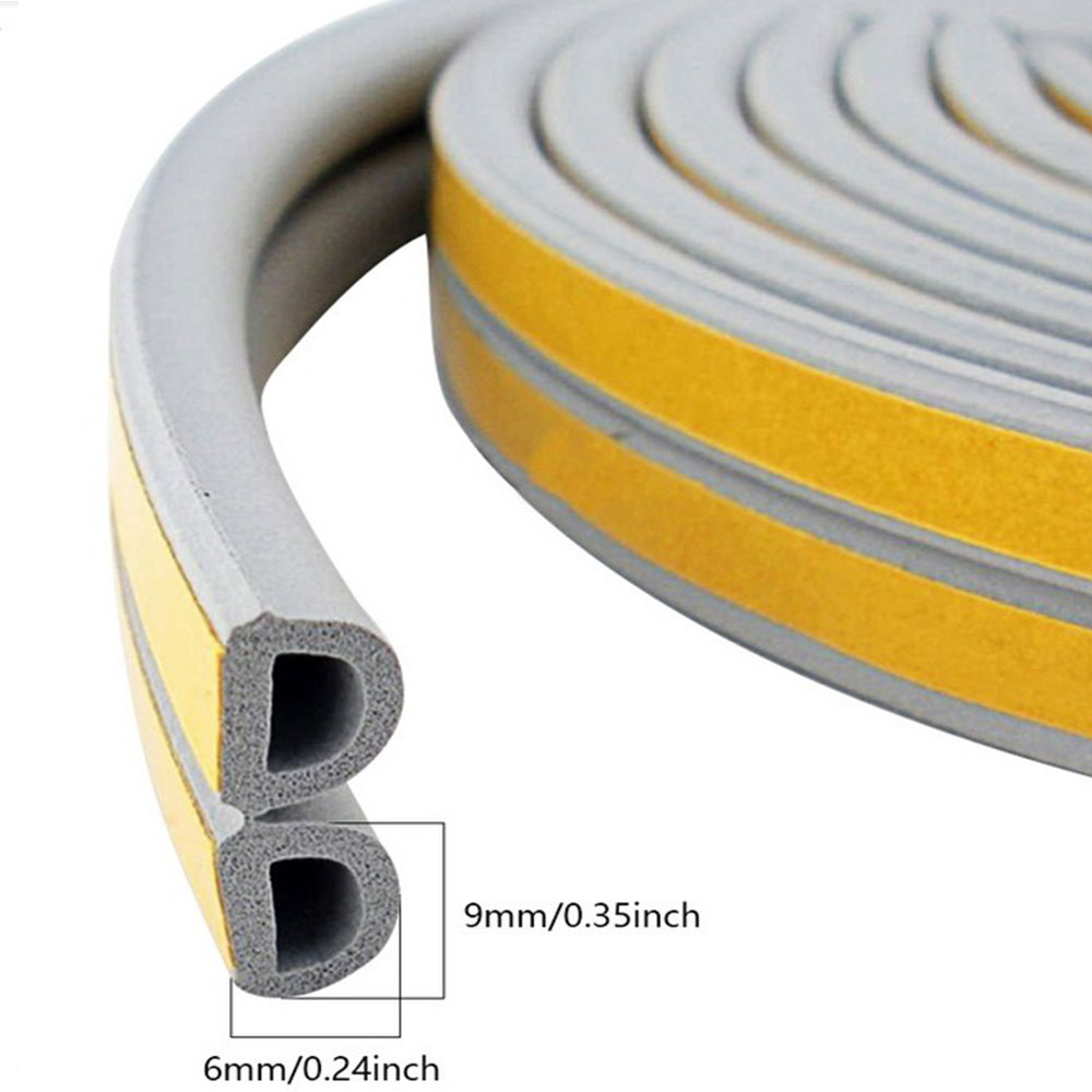 Installed self-adhesive doors and Windows sound-proof sealing strip window wood door joint windproof crash-proof rubber strip