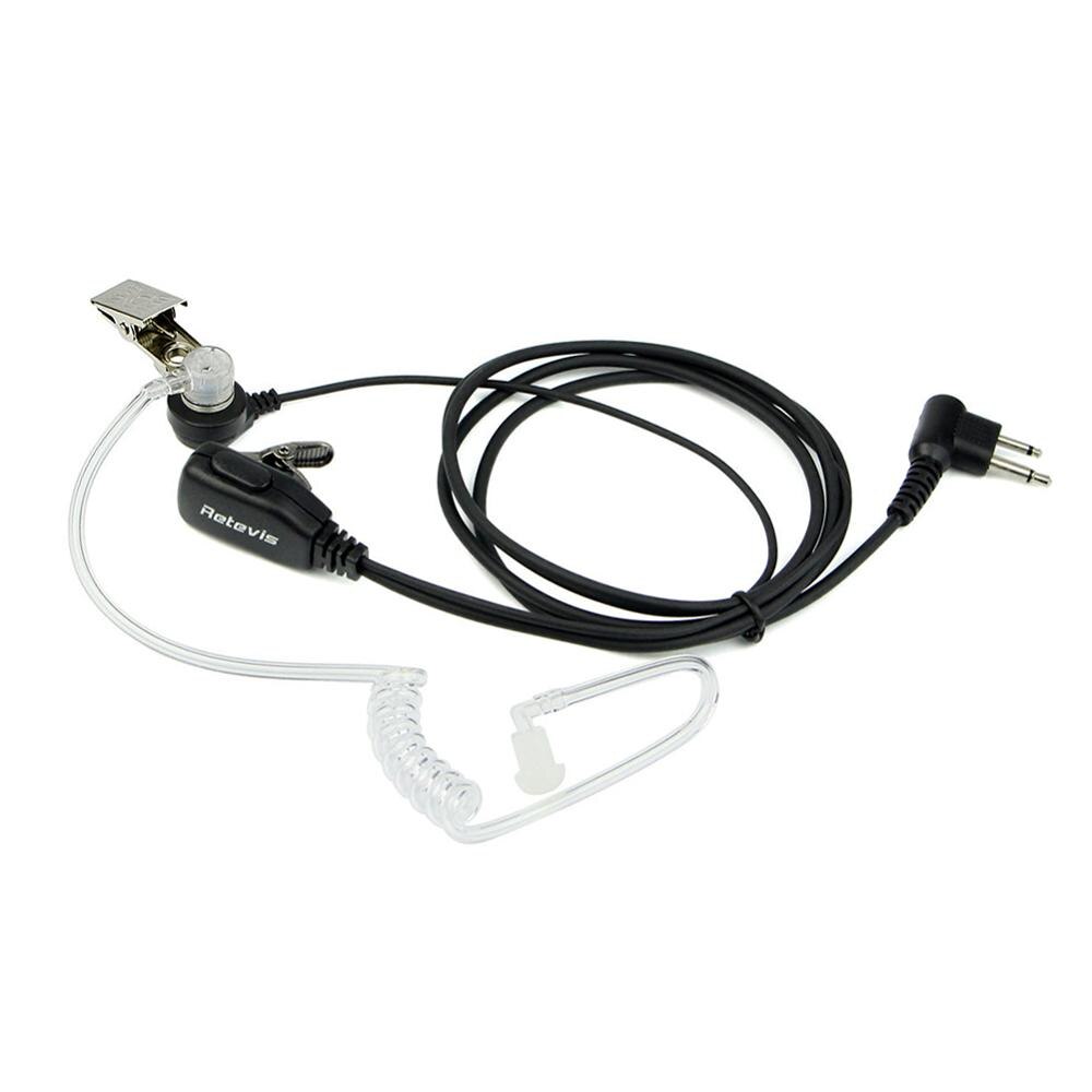 Oreillette à Tube acoustique 2 broches pour Kenwood HYT BAOFENG UV-5R Radio à jambon BF-888S