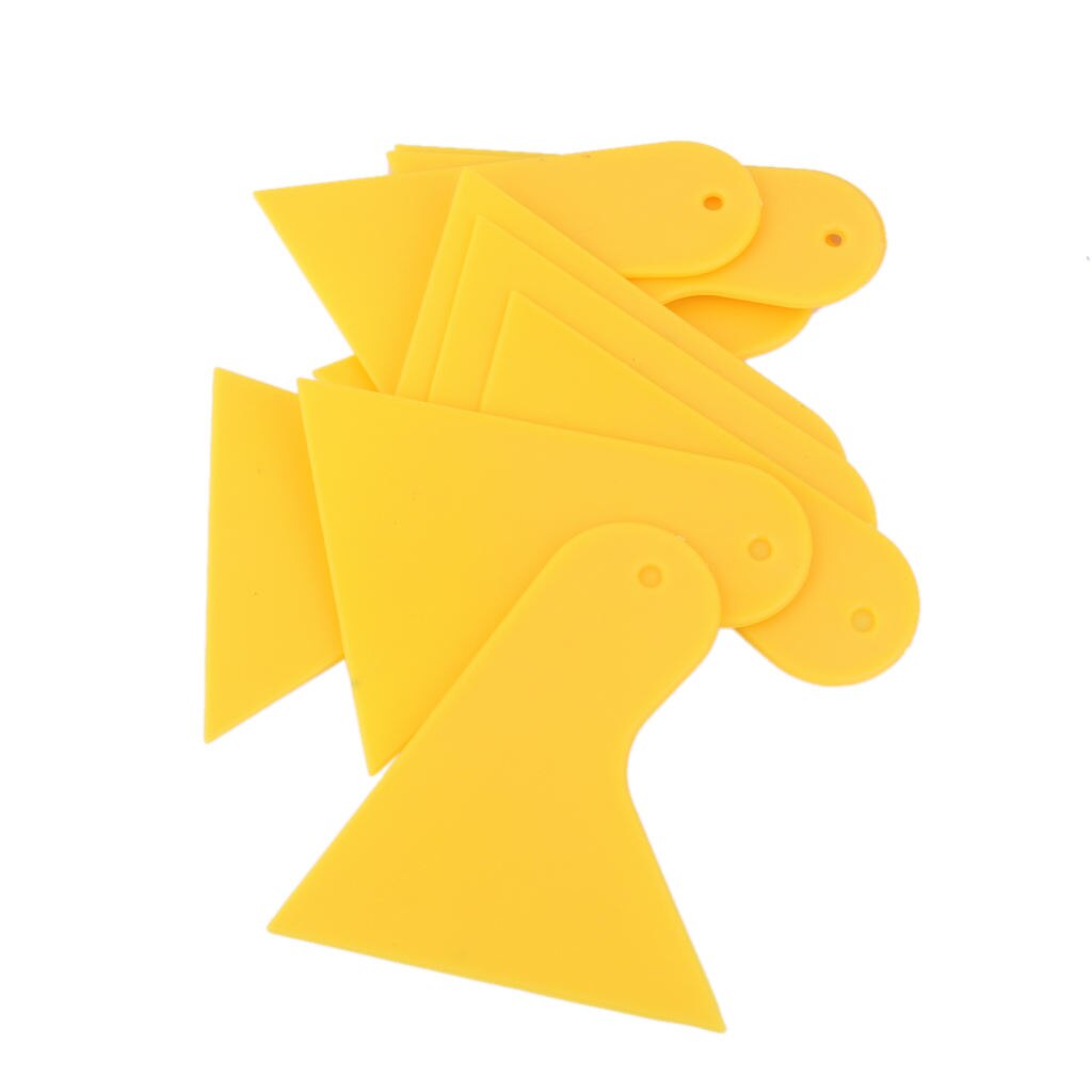 10x Carbon Fibre Vinyl Wrap Film Sheet Wrapping Squeegee Scraper Tool