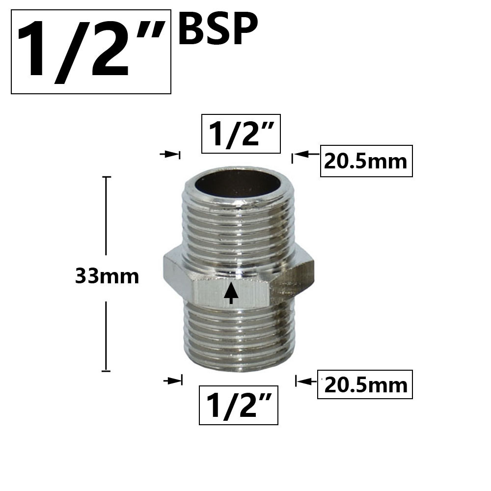 Check Valve Connector 1/2