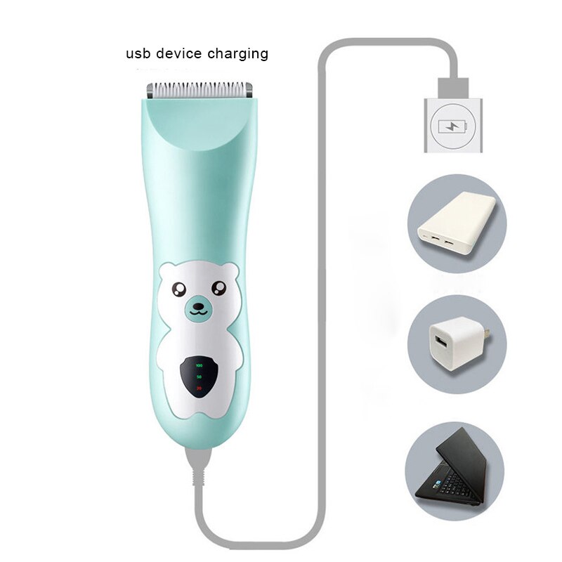 Electric Hair Clipper for Baby USB Chargable Hair Trimmer Remover Haircut