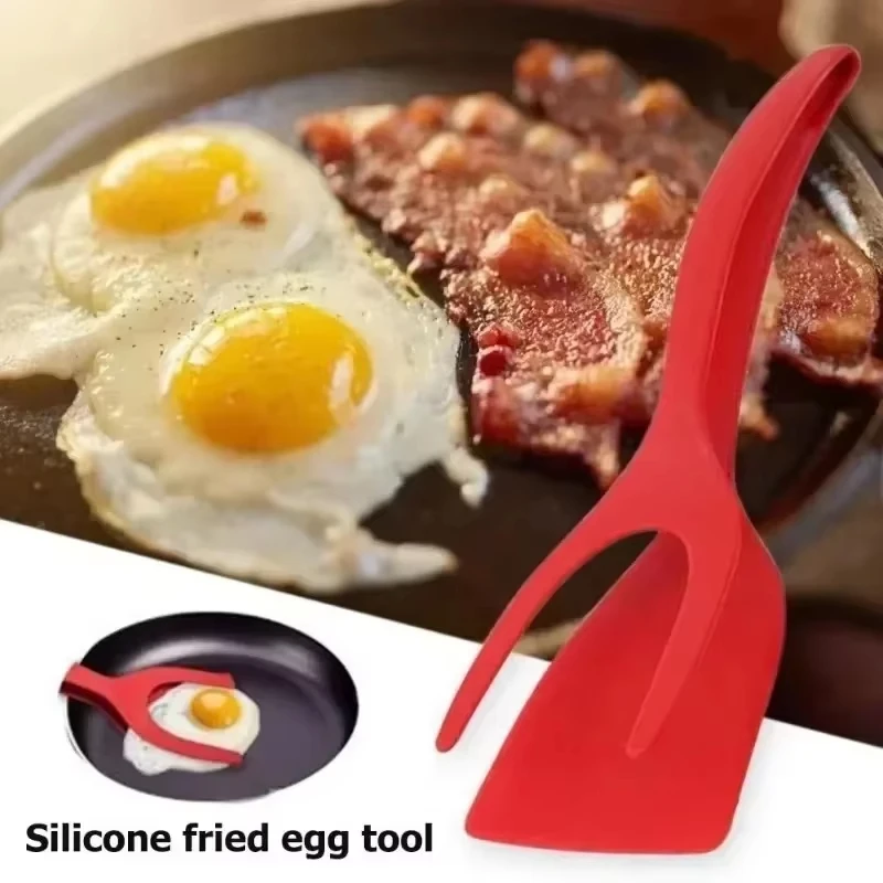 Pince à Pancake en Silicone, Spatule à Steak et emouf, Outil de Cuisine, Accessoires