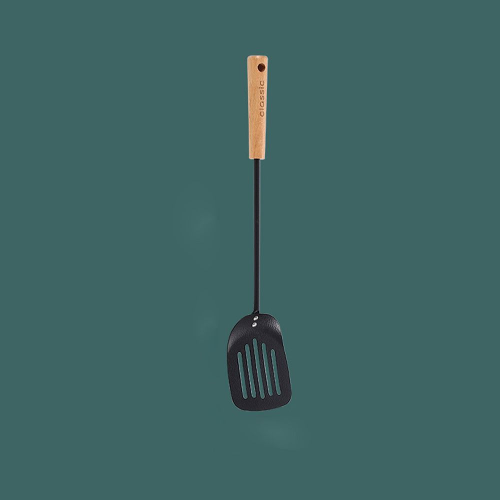 Pan Nonstick Kitchen Utensils Strainer Spoon Cookware Cooking Tools Tableware Spatula Fried Shovel Soup Ladle Turners: 4
