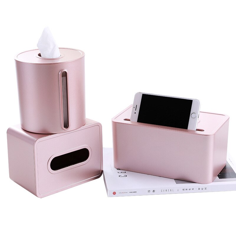 Elegante elegante suporte de papel casa hotel caixa de tecido plástico recipiente toalha guardanapo suporte de tecido caixa de armazenamento acessórios