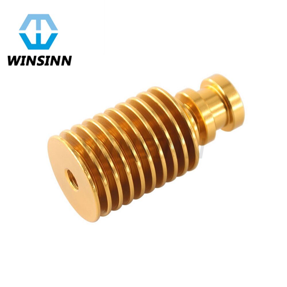 V5 koellichamen lang kort koellichaam aluminium radiator  m6 goud zilver voor 3d printer afstandsbediening bowden j-head  v5 extruder hotend