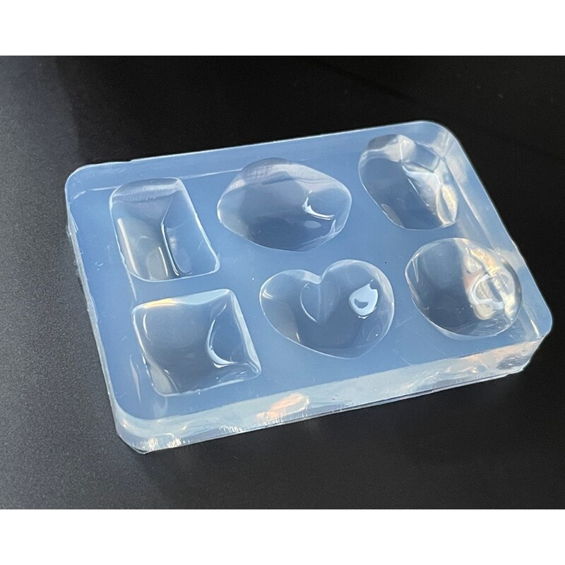D0LC Irregular-shaped Earring Combination Earring Mold Epoxy Resin Jewelry Mold Resin Casting Pendant Mold Suitable for Diy