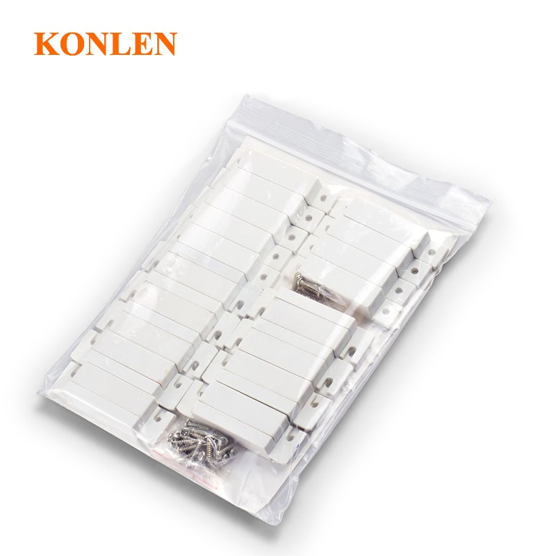 Magnetic Contact Reed Switch Wired Door Window Open Alarm Sensor Switches Entry Alert Normal Closed