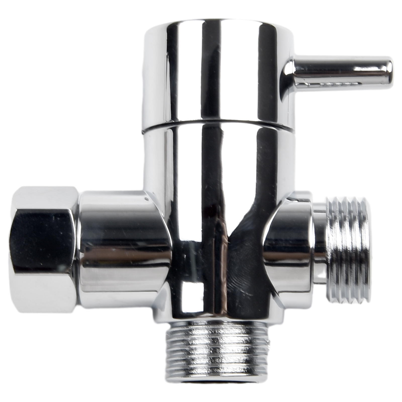 Adaptateur en T à 3 voies pour bain, pomme de douche 1/2, inverseur, convertisseur ABS, distributeur d'eau de douche, robinet de douche, vanne de dérivation, 1 pièce