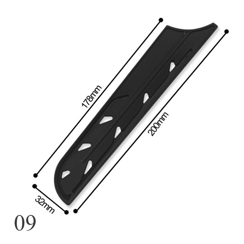 Fourreau de protection en plastique pour couteau de Chef , couteau de cuisine Multi Style noir, fournitures de protection des bords des couteaux, étui de protection des lames: 09