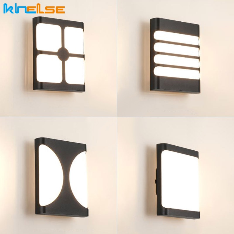 Ip65 applique murale extérieure encastré extérieur jardin balcon lumière véranda Licht Muur Verlichting LED étanche applique extérieure