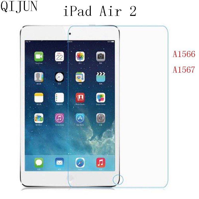 Para iPad Air Pro Mini 1 2 3 4 5 6 7 8 9 11 12.9 Anti-Scratch Protetor de Tela de Vidro Temperado Para O iPad 9.7 10.2 10.5 Pro 11 12.9: iPad Air 2