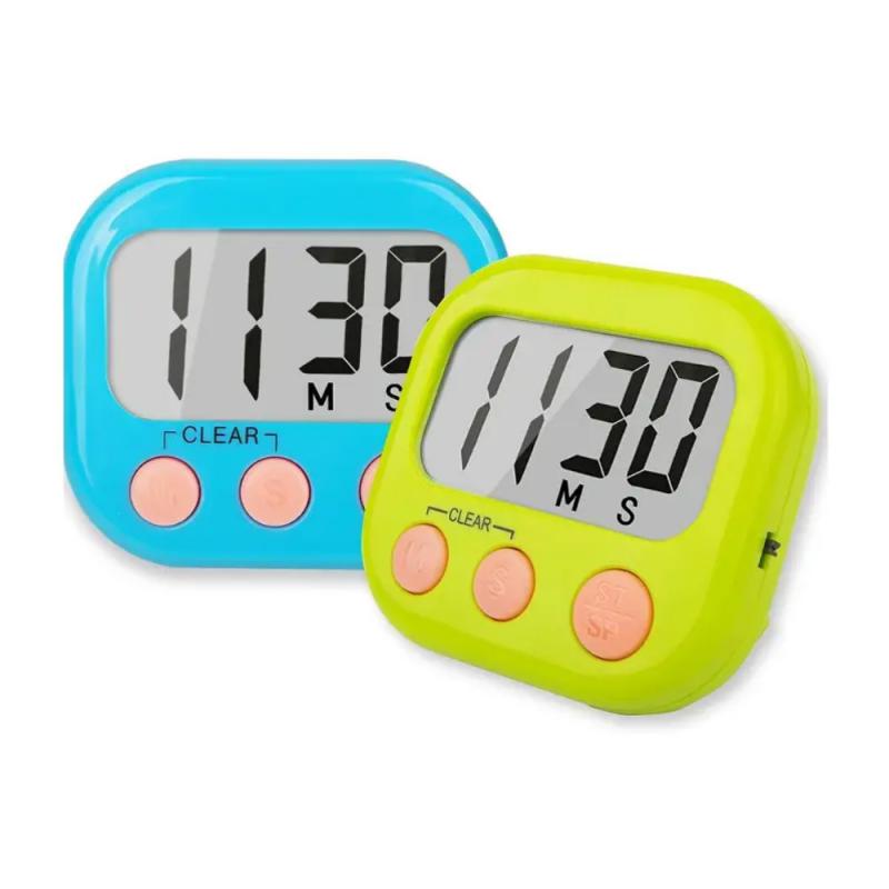 LED-Zähler, manuell, elektronischer Countdown, Sport, magnetisch, digitaler Timer, Küche, Kochen, Dusche, Studie, Stoppuhr, Display, Wecker