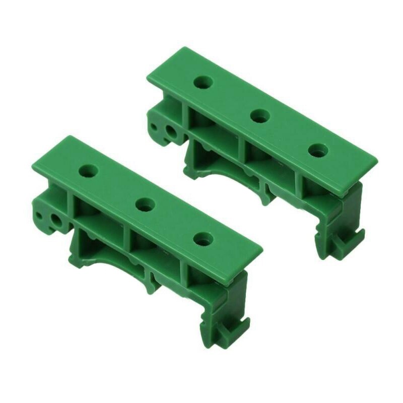 50Pcs DRG-01 PCB For DIN 35 Rail Mount Mounting Support Adapter Circuit Board Bracket Holder Carrier Clips Connectors