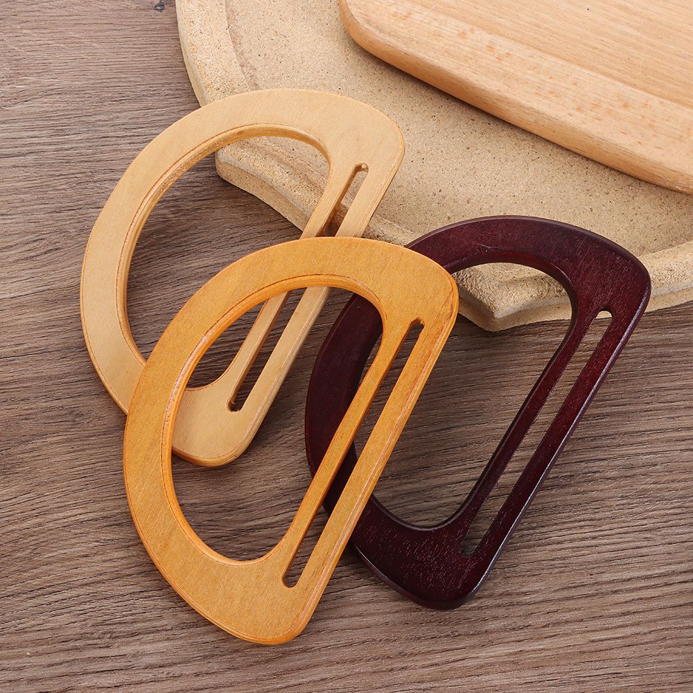Classic Replacement DIY Bag Straps Handbag Tote Handles Wooden Bag Handle Purse Bags