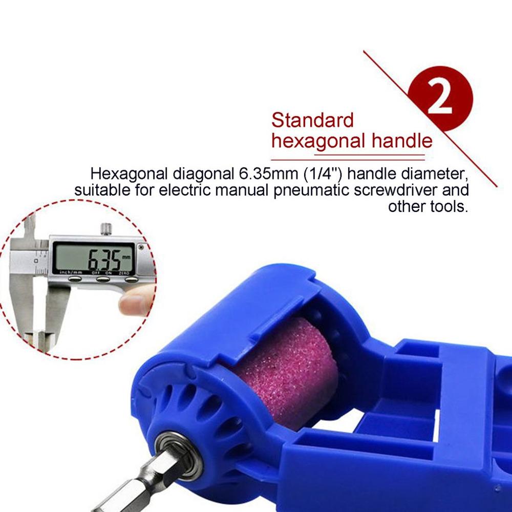 Portable Drill Grinder Bit Kit Sharpener Grinding Wheel Electric Knife Twist Drill Mini Angle Grinding Machine Power Tool