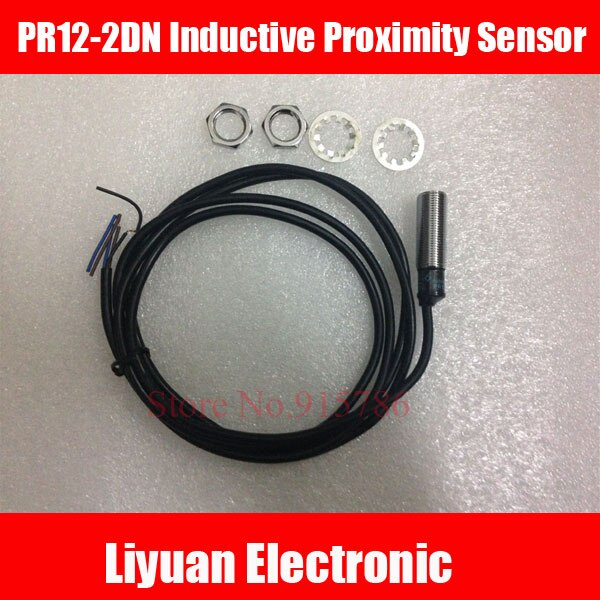 2 stks PR12-2DN DC 12 V-24 V 200mA 3 Wire Type PNP NO 2mm Detector Inductieve Sensor